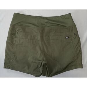 PrAna Stretch Kanab Short Spruce, Organic Cotton Blend Women's Size M NWT $69